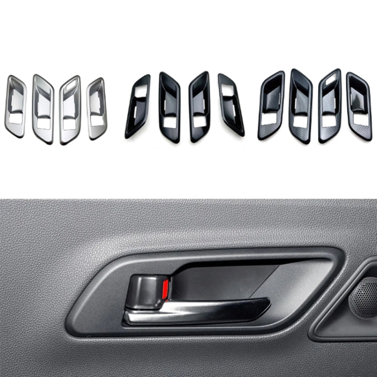 For 2023 Toyota Crown Door Handle Cover Decorative Frame, Style: Left-hand Drive(Silver) - Decorative Strip by buy2fix | Online Shopping UK | buy2fix