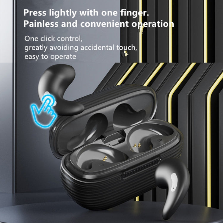 OWS Sleep Bluetooth Earphones With Charging Compartment, Color: Black Wihout Silicone Case - Bluetooth Earphone by buy2fix | Online Shopping UK | buy2fix