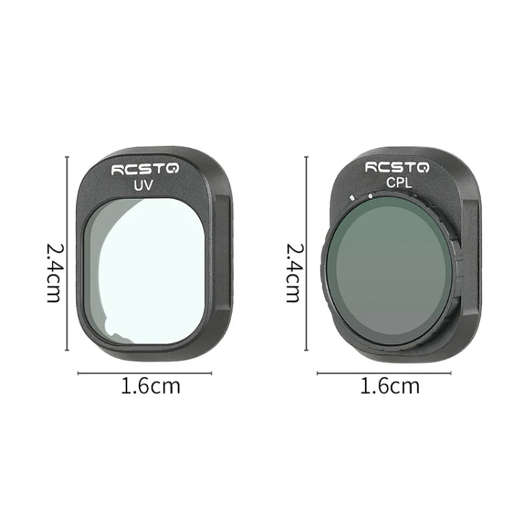 For DJI Mini 4 Pro RCSTQ Filter HD Protective Mirror Drone Accessories, Style: ND8+ND16+ND32+ND64+UV+CPL - Mavic Lens Filter by RCSTQ | Online Shopping UK | buy2fix