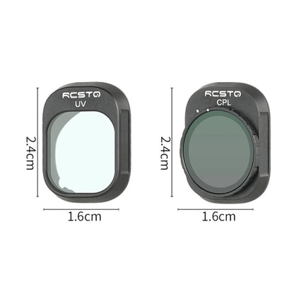 For DJI Mini 4 Pro RCSTQ Filter HD Protective Mirror Drone Accessories, Style: ND64 - Mavic Lens Filter by RCSTQ | Online Shopping UK | buy2fix