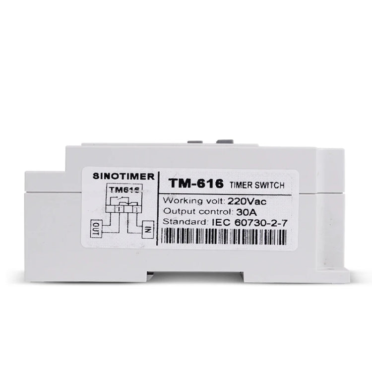 SINOTIMER TM616W-4 12V 30A Weekly Programmable Digital Timer Switch Relay Control - Switch by SINOTIMER | Online Shopping UK | buy2fix