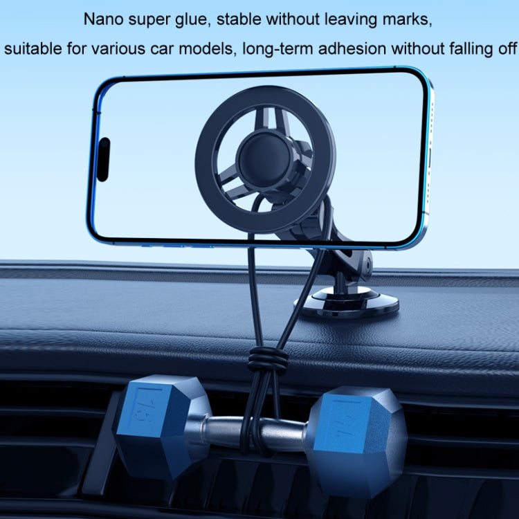 Magsafe Car Magnetic Rotating Adjustable Mobile Phone Holder(White) - Car Holders by buy2fix | Online Shopping UK | buy2fix