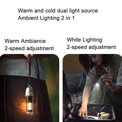 Naturehike Outdoor Portable Camping Light Rechargeable Lighting Flashlight Camping Ambiance Hanging Lamp(Brown) - Camping Lighting by Naturehike | Online Shopping UK | buy2fix