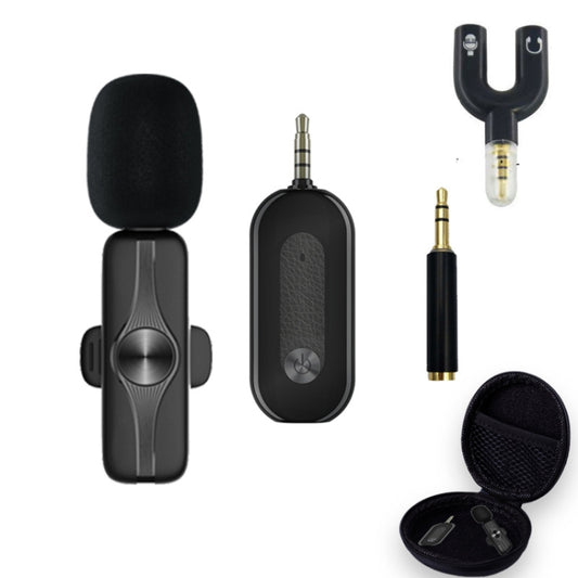 Elebest 3.5mm Wireless Lavalier Microphone Mini Clip-On Mic, Spec: One Drag One Set 2 - Microphone by Elebest | Online Shopping UK | buy2fix