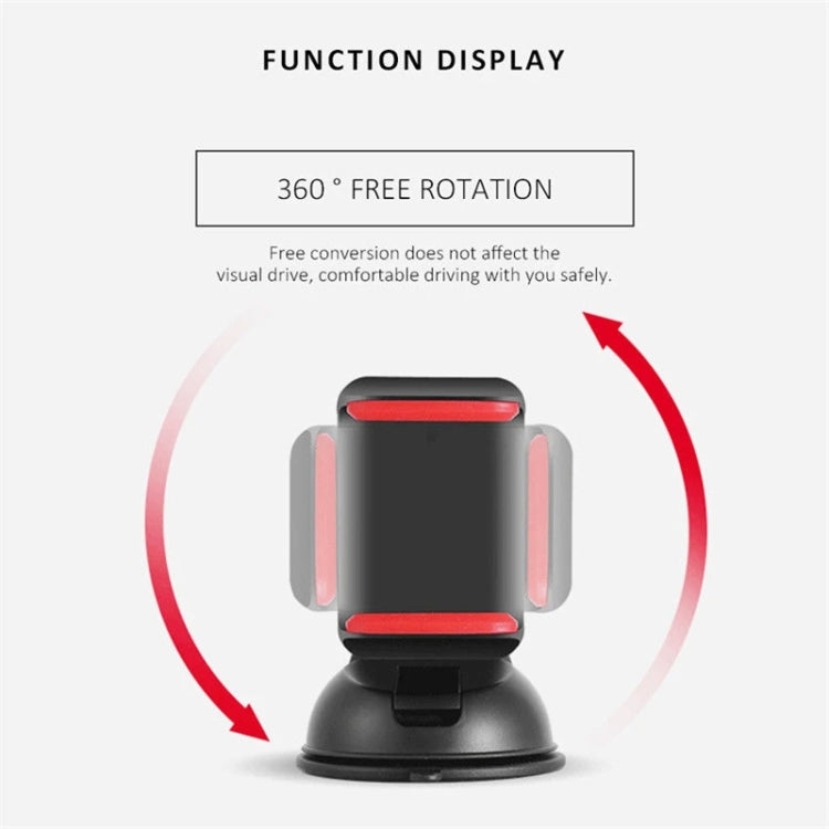 Navigation Car Holder Dashboard Desktop Suction Cup Mobile Phone Holder(Black Gray) - Car Holders by buy2fix | Online Shopping UK | buy2fix