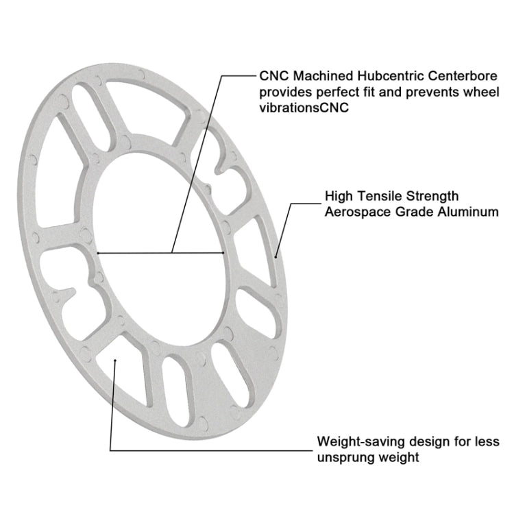 10mm Widen Wheel Hub Gasket For Car ET Modification - Wheels Tires & Parts by buy2fix | Online Shopping UK | buy2fix