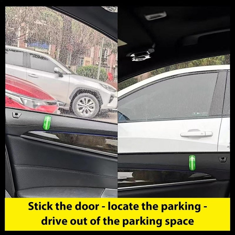 2pairs Safety Point Driving Assistance Positioning Mark Car Interior Luminous Sticker - Decorative Sticker by buy2fix | Online Shopping UK | buy2fix