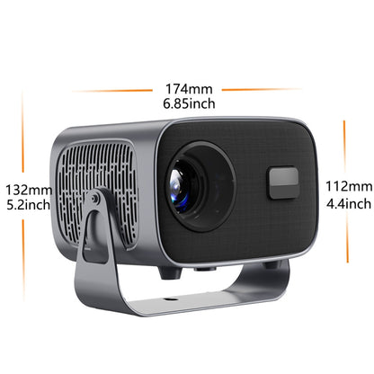 4K Smart Android Portable Projector US Plug - Mini Projector by buy2fix | Online Shopping UK | buy2fix