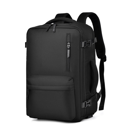 WEIXIER B723 Large Capacity Travel Backpack Simple Computer Bag(Black) - Double-shoulder Bags by WEIXIER | Online Shopping UK | buy2fix