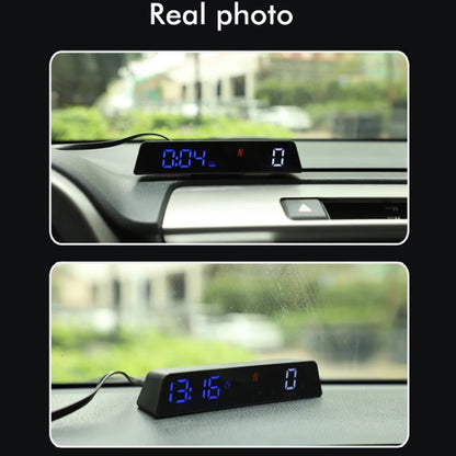 Head-up Display USB Powered High-definition Vehicle Code Altitude Meter(Blue White) - Head Up Display System by buy2fix | Online Shopping UK | buy2fix