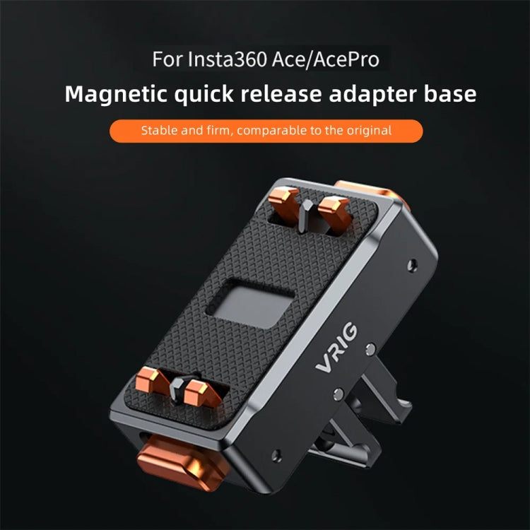 VRIG Magnetic Quick Release Adapter for Action Camera , Spec: Base+Top Cover Kit - Mount & Holder by buy2fix | Online Shopping UK | buy2fix