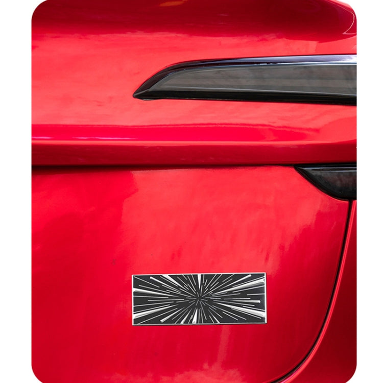 Car Sports Style Decoration Tail Label, Specifications: Time Tunnel Label Metal - Decorative Sticker by buy2fix | Online Shopping UK | buy2fix