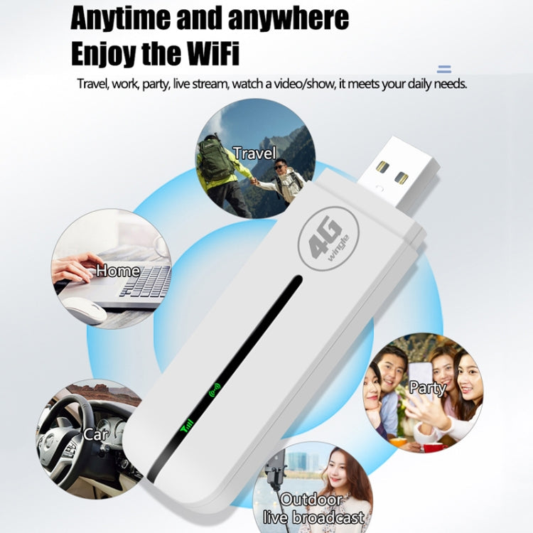 Eurasian Version U5-EU 4G WiFi Dongle USB Plug-In Router Mobile Hotspot - 4G Mobile Wifi by buy2fix | Online Shopping UK | buy2fix