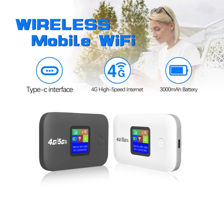 A8-AS Asian Version 4G Portable WiFi Wireless Type-C Plug And Play LTE Router Car Mobile Hotspot(Black) - 4G Mobile Wifi by buy2fix | Online Shopping UK | buy2fix