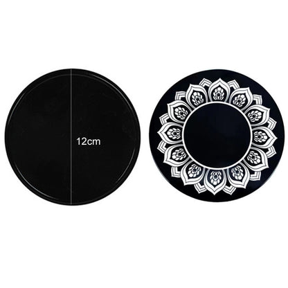 Vehicle Round Strong Sticky Non-slip PU Mat, Diameter: 12cm Lotus - Car Anti-Slip Mats by buy2fix | Online Shopping UK | buy2fix