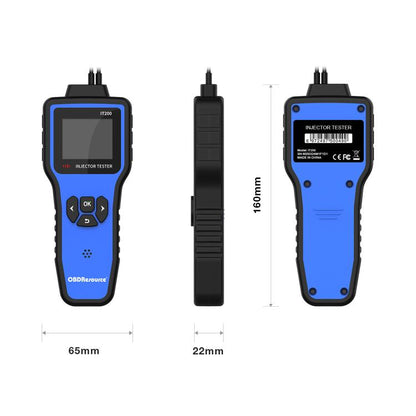 OBDResource 5V/12V Automotive Fuel Injector Custom Settings Dual Head Tester - Electronic Test by OBDResource | Online Shopping UK | buy2fix