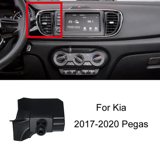 For Kia Car Special Mobile Phone Navigation Bracket Base, Model: 17-20 Pegas - Special Car Holders by buy2fix | Online Shopping UK | buy2fix