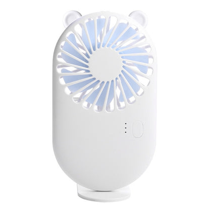 Portable Cute Pocket Mini USB Handheld Fan Phone Holder (White) - Electric Fans by buy2fix | Online Shopping UK | buy2fix