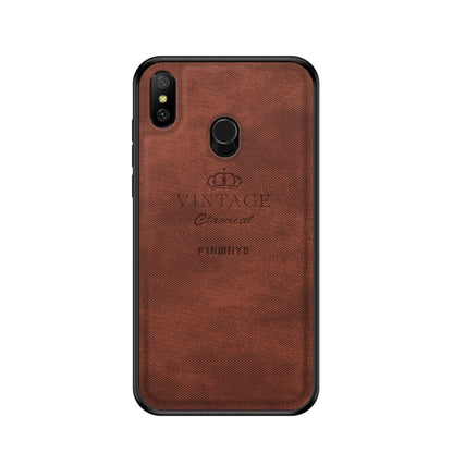 PINWUYO Shockproof Waterproof Full Coverage PC + TPU + Skin Protective Case for Xiaomi Redmi 6 Pro(Brown) - Xiaomi Cases by PINWUYO | Online Shopping UK | buy2fix