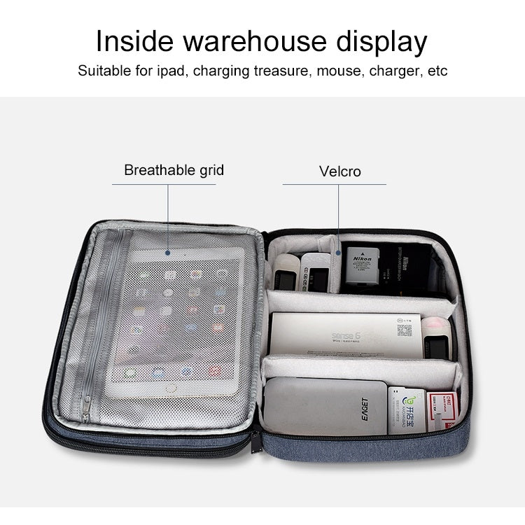 Large Nylon Waterproof Box Type Multi-function Storage Bag for iPad, Size: 29 x 21 x 8cm - Storage Bags by buy2fix | Online Shopping UK | buy2fix