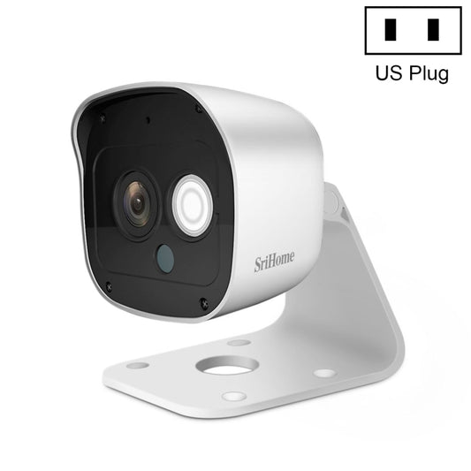 SriHome SH029 3.0 Million Pixels 1296P HD AI Camera, Support Two Way Talk / Motion Detection / Humanoid Detection / Night Vision / TF Card, US Plug - Security by SriHome | Online Shopping UK | buy2fix