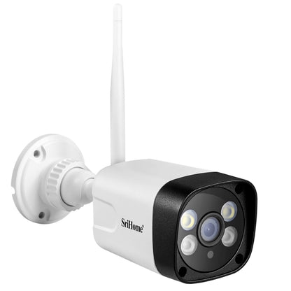SriHome SH035 3.0 Million Pixels 1296P HD IP Camera, Support Two Way Audio / Motion Detection / Humanoid Detection / Full-color Night Vision / TF Card, US Plug - Security by SriHome | Online Shopping UK | buy2fix