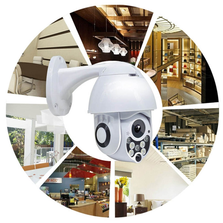 Wireless Surveillance Camera HD PTZ Home Security Outdoor Waterproof Network Dome Camera, Support Night Vision & Motion Detection & TF Card, UK Plug - Security by buy2fix | Online Shopping UK | buy2fix