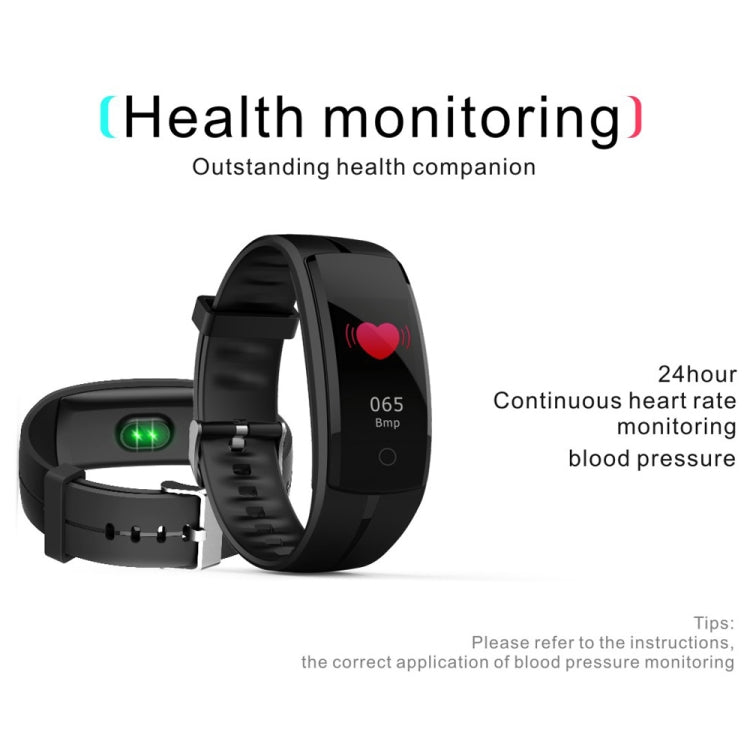 QS100 0.96 inches TFT Color Screen Smart Bracelet IP67 Waterproof, Support Call Reminder /Heart Rate Monitoring /Sleep Monitoring /Sedentary Reminder /Blood Pressure Monitoring (Blue) - Smart Wear by buy2fix | Online Shopping UK | buy2fix