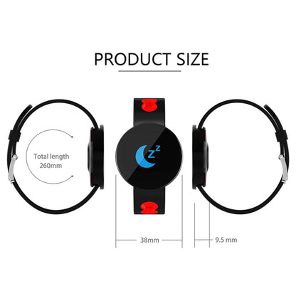 Z8 0.96 inches TFT Color Screen Smart Bracelet IP67 Waterproof, Silicone Watchband, Support Call Reminder /Heart Rate Monitoring /Sleep Monitoring /Sedentary Reminder /Blood Pressure Monitoring(Black Red) - Smart Wear by buy2fix | Online Shopping UK | buy2fix