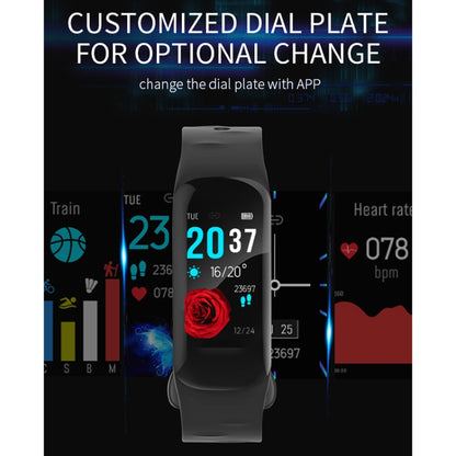 H29 1.14 inches IPS Color Screen Smart Bracelet IP67 Waterproof, Support Step Counting / Call Reminder / Heart Rate Monitoring / Sleep Monitoring (Blue) - Smart Wear by buy2fix | Online Shopping UK | buy2fix