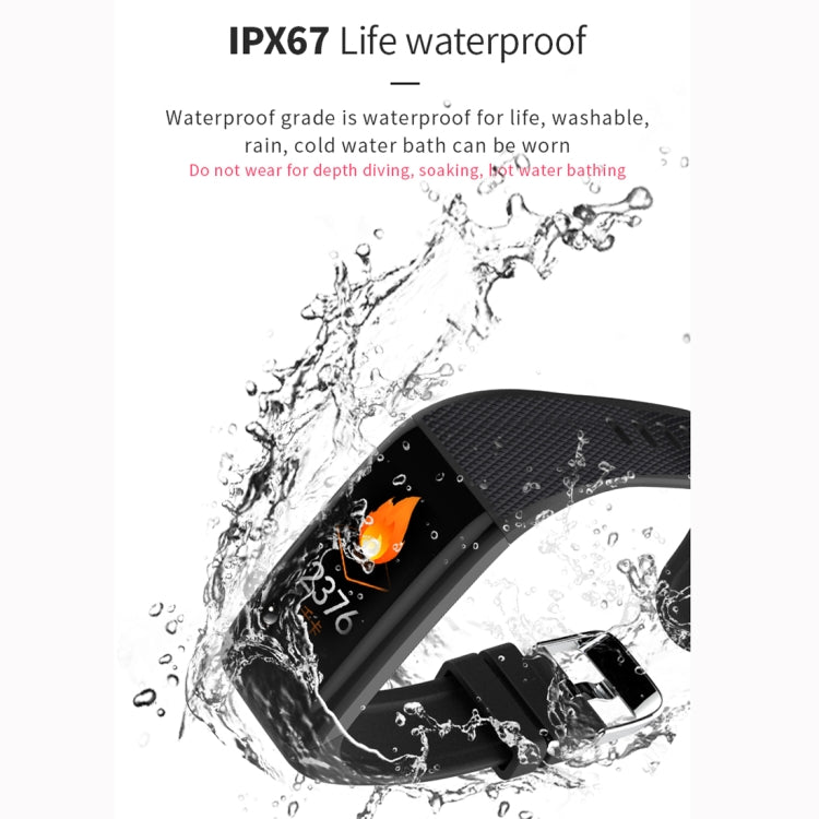 C20 1.14 inch IPS Touch Screen IPX67 Waterproof Smartwatch, Support Call Reminder/ Heart Rate Monitoring /Blood Pressure Monitoring/ Sleep Monitoring(Purple) - Smart Wear by buy2fix | Online Shopping UK | buy2fix