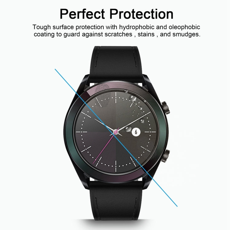 ENKAY Hat-Prince 0.2mm 9H 2.15D Curved Edge Tempered Glass Film for Huawei Watch GT 42mm - Screen Protector by ENKAY | Online Shopping UK | buy2fix