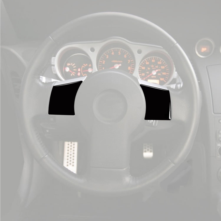 For Nissan 350Z 2003-2009 2pcs Car Steering Wheel Button Frame Type B Decorative Stickers, Left and Right Drive Universal - In Car by buy2fix | Online Shopping UK | buy2fix