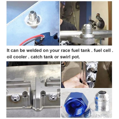 AN10 Car Oil Pipe Joint Breathable Pot Connector - In Car by buy2fix | Online Shopping UK | buy2fix