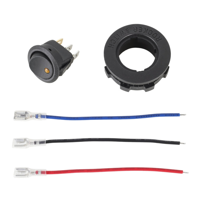 Car / Boat Modified Switch with 11cm Cable (Yellow Light) - In Car by buy2fix | Online Shopping UK | buy2fix