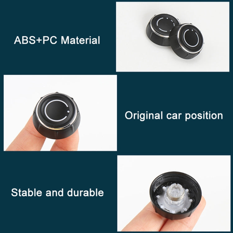 For Porsche Cayenne Left Driving Car Right CD Player Volume Adjustment Knob Cover 97064292901 - Car Switches by buy2fix | Online Shopping UK | buy2fix