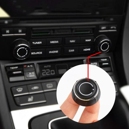 For Porsche Cayenne Left Driving Car Left CD Player Volume Adjustment Knob Cover 97064292901 - Car Switches by buy2fix | Online Shopping UK | buy2fix