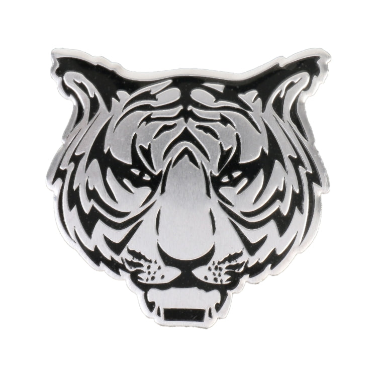 Car Tiger Metal Stickers Personalized Aluminum Alloy Decorative Stickers, Size:8 x 7.5cm - 3D Metal Sticker by buy2fix | Online Shopping UK | buy2fix