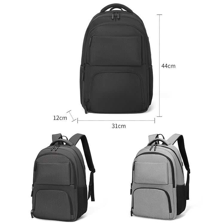 cxs-615 Multifunctional Oxford Laptop Bag Backpack (Dark Gray) - Backpack by buy2fix | Online Shopping UK | buy2fix