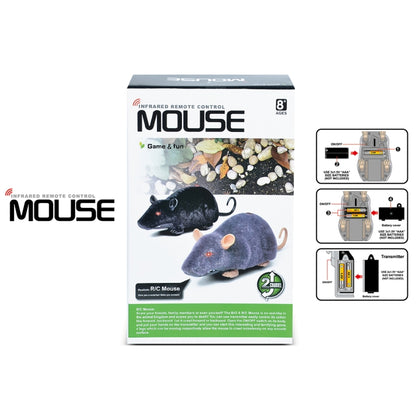 Remote Control Infrared Realistic RC Mouse Toy, Random Color Delivery - Electronic Pets by buy2fix | Online Shopping UK | buy2fix