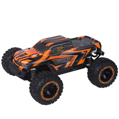 SG-1601 Brush Version 2.4G Remote Control Competitive Bigfoot Off-road Vehicle 1:16 Sturdy and Playable Four-wheel Drive Toy Car Model with LED Headlights & Head-up Wheels (Orange) - RC Cars by buy2fix | Online Shopping UK | buy2fix