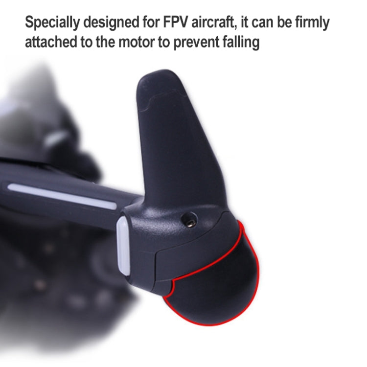 Sunnylife FV-Q9308 4 PCS Motor Protective Cover Motors Silicone Cap Protector for DJI FPV (Black) - DJI & GoPro Accessories by Sunnylife | Online Shopping UK | buy2fix