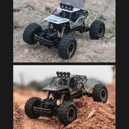 HD6141 1:16 Mountain-climbing Bigfoot Four-wheel Children Remote-controlled Off-road Vehicle Toy(Black) - RC Cars by buy2fix | Online Shopping UK | buy2fix