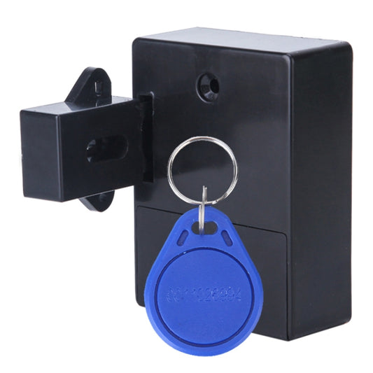 T3 ABS Magnetic Card Induction Lock Invisible Single Open Cabinet Door Lock (Black) - Home & Garden by buy2fix | Online Shopping UK | buy2fix