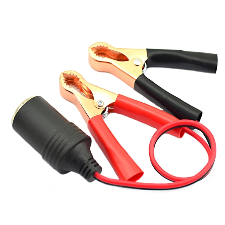 12-24V Car Cigarette Lighter Battery Clip Adapter Cable(Red + Black) - In Car by buy2fix | Online Shopping UK | buy2fix