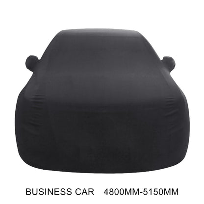 Anti-Dust Anti-UV Heat-insulating Elastic Force Cotton Car Cover for Business Car, Size: 4.8m~5.15m (Black) - PE Material by buy2fix | Online Shopping UK | buy2fix