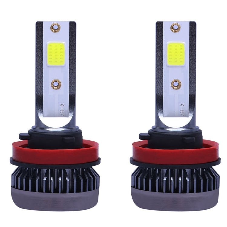 2 PCS H11 DC9-36V / 36W / 8000K / 6000LM IP68 Car / Motorcycle Mini COB LED Headlight Lamps / Fog Light(Ice Blue Light) - LED Headlamps by buy2fix | Online Shopping UK | buy2fix