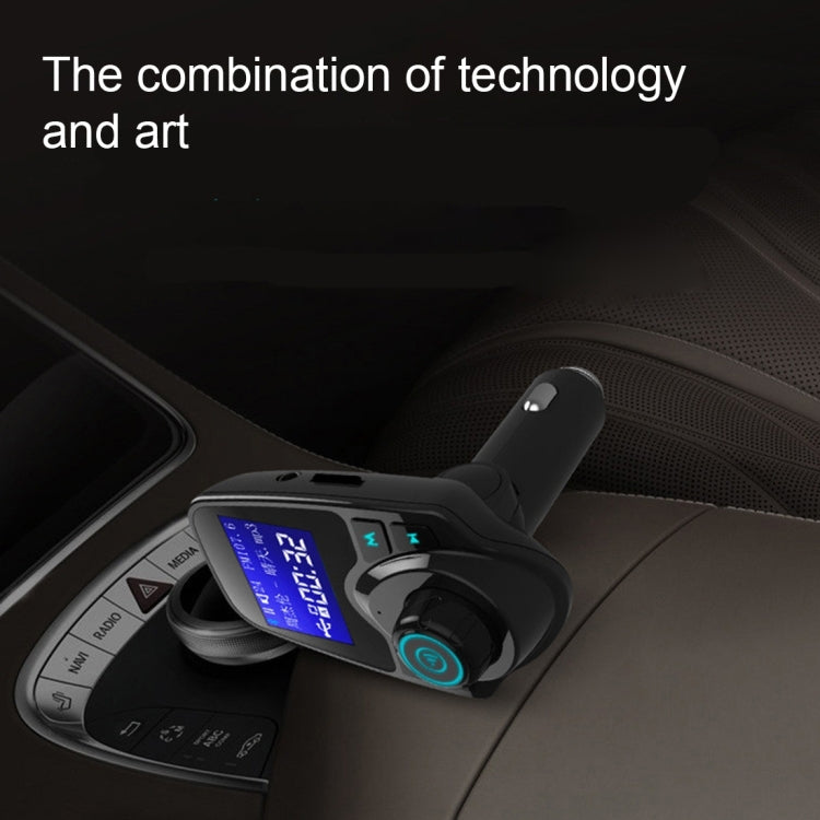 T11 Bluetooth FM Transmitter Car MP3 Player with LED Display, Support Double USB Charge & Handsfree & TF Card & U Disk Music Play Function - Bluetooth Car Kits by buy2fix | Online Shopping UK | buy2fix