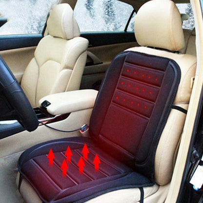 12V Winter Warmer Car Seat Electrical Heating Cushion Pad(Black) - Seat Accessories by buy2fix | Online Shopping UK | buy2fix