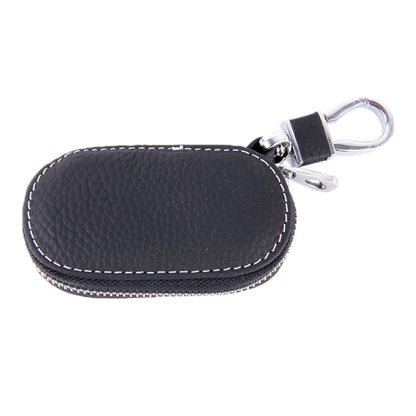 Universal Leather Crocodile Texture Waist Hanging Zipper Wallets Key Holder Bag (No Include Key)(Black) - Car Key Cases by buy2fix | Online Shopping UK | buy2fix